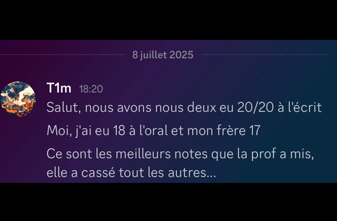 Timothée : 20